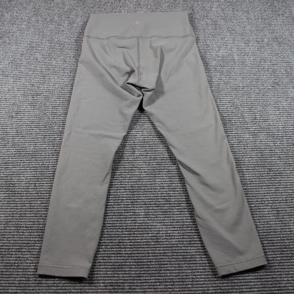 Lululemon Leggings Womens 8 Gray High Rise 7/8 Cropped - Picture 5 of 8
